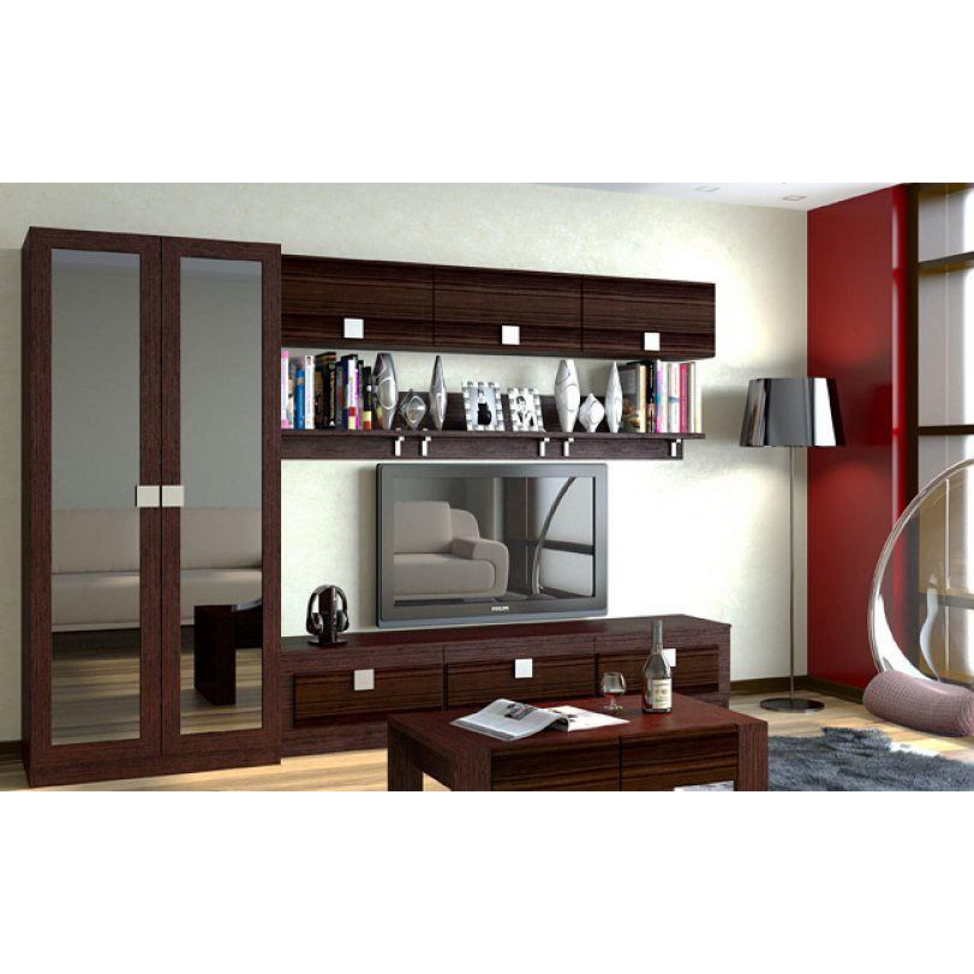 Гарнитур для гостиной Александрия KOM_Aleksandriya_living_room_2