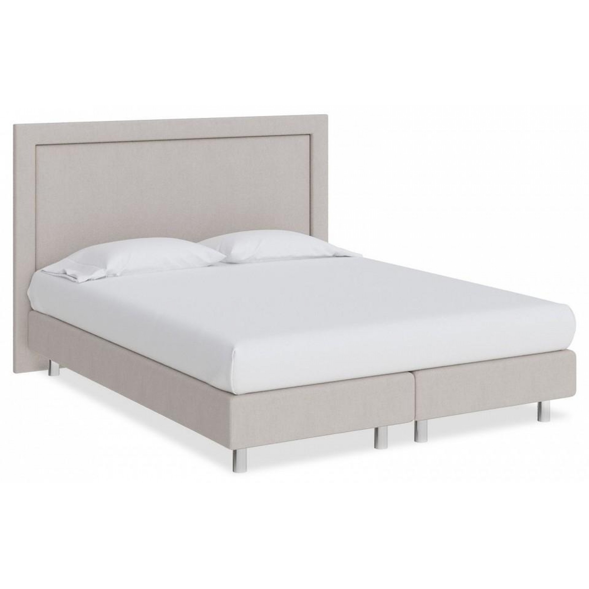 Кровать полутораспальная London Boxspring Elite  ORM_140-200-LondonBoxspringElite-TetraMilk