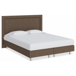 Кровать полутораспальная London Boxspring Elite  ORM_140-200-LondonBoxspringElite-TetraNut