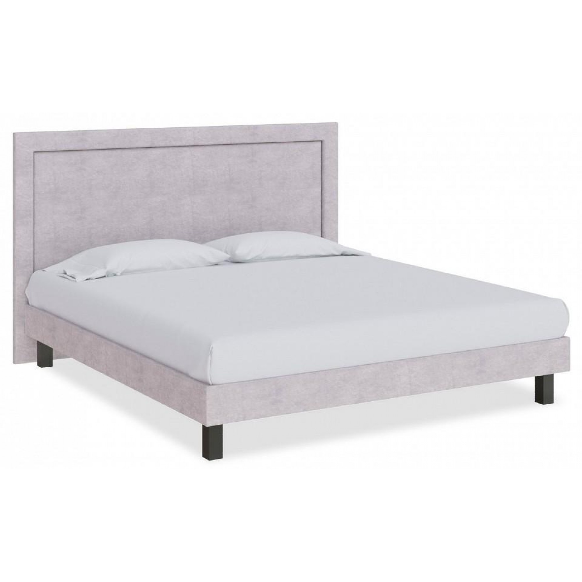 Кровать полутораспальная London Boxspring Standart  ORM_140-200-LondonBoxspringStandart-LoftyGrey