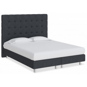 Кровать полутораспальная Madrid Boxspring Elite  ORM_140-200-MadridBoxspringElite-TetraGraphite