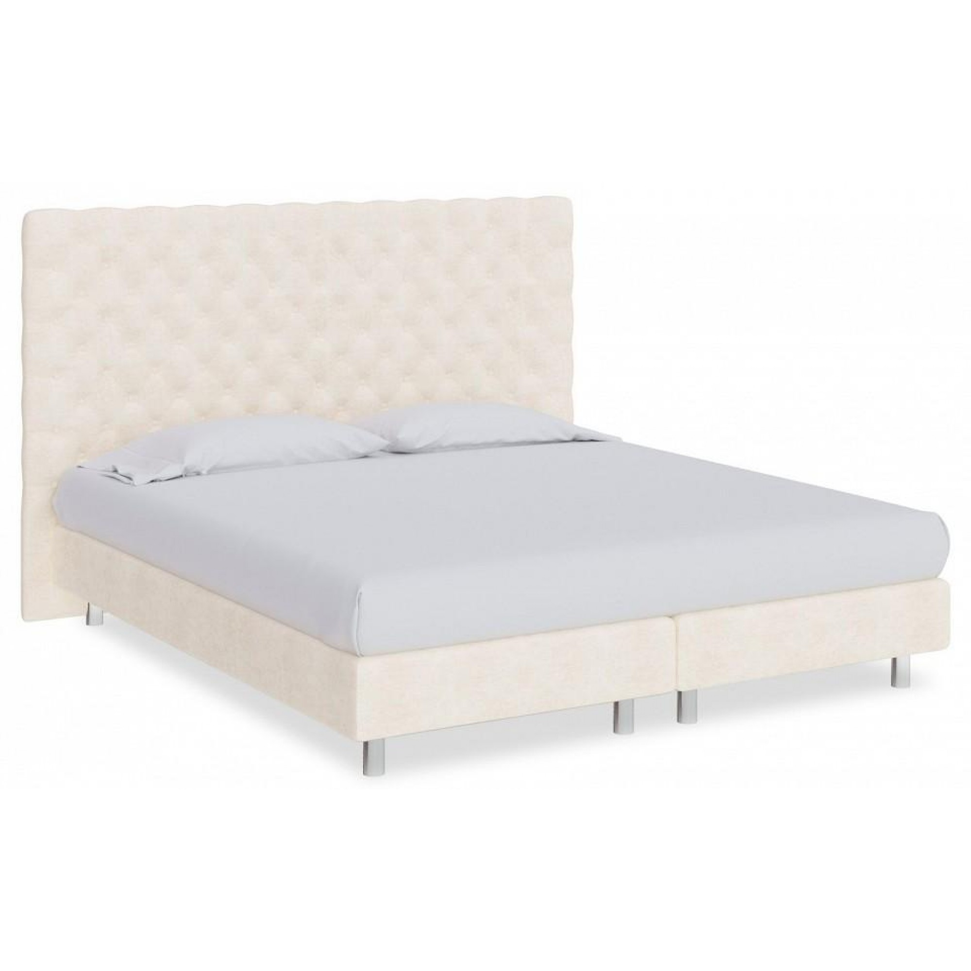 Кровать полутораспальная Paris Boxspring Elite  ORM_140-200-ParisBoxspringElite-LoftyIvory