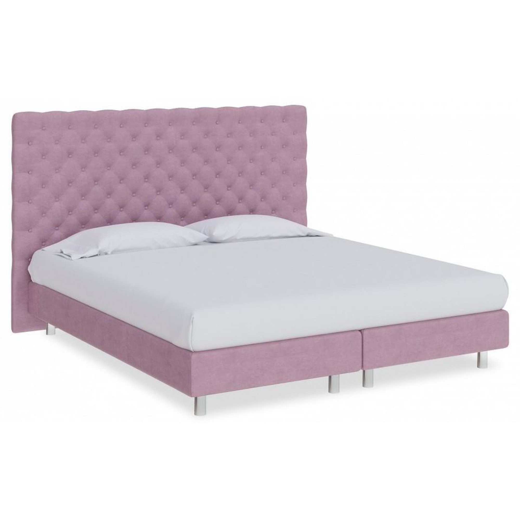 Кровать полутораспальная Paris Boxspring Elite  ORM_140-200-ParisBoxspringElite-LoftyPlum