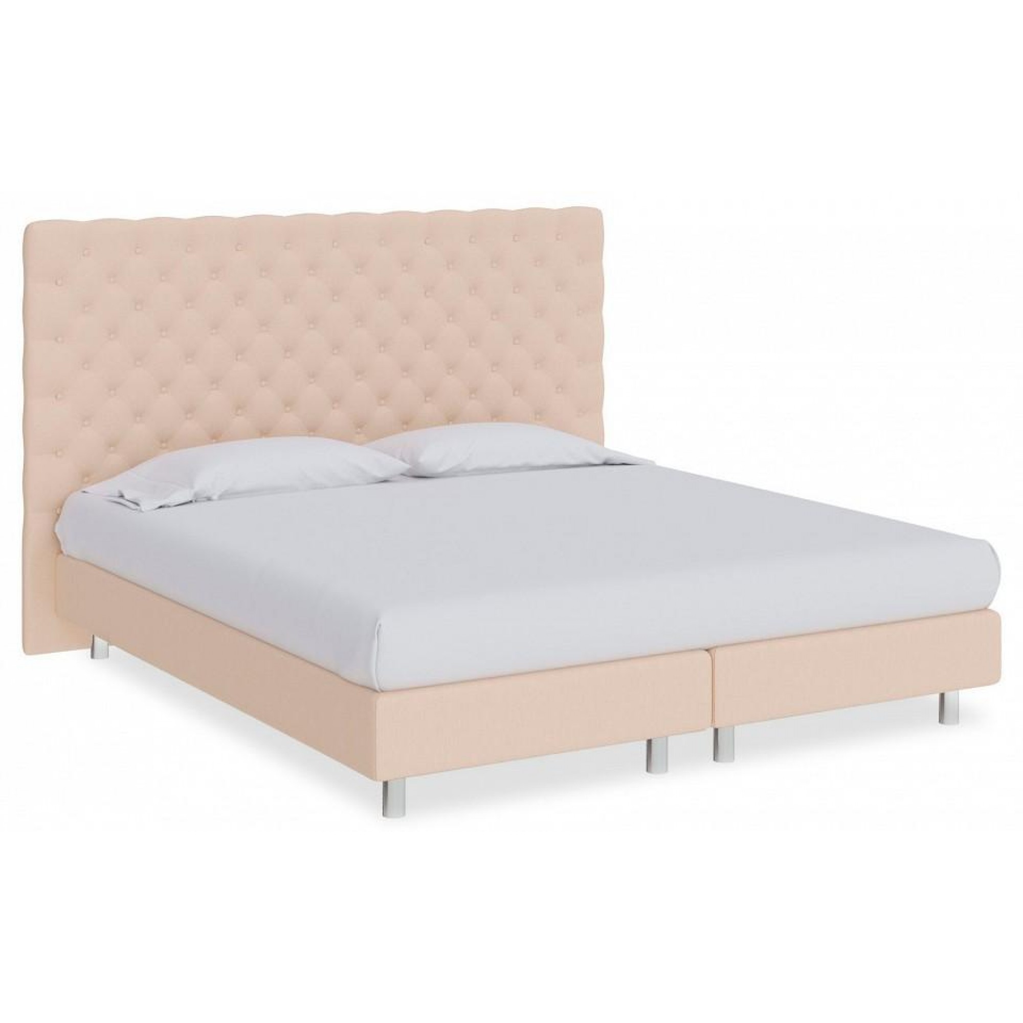 Кровать полутораспальная Paris Boxspring Elite  ORM_140-200-ParisBoxspringElite-SavanaCamel