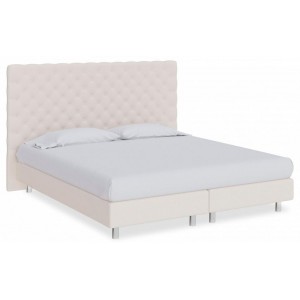 Кровать полутораспальная Paris Boxspring Elite  ORM_140-200-ParisBoxspringElite-SavanaMilk