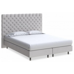 Кровать полутораспальная Paris Boxspring Elite  ORM_140-200-ParisBoxspringElite-UltraGreyStone