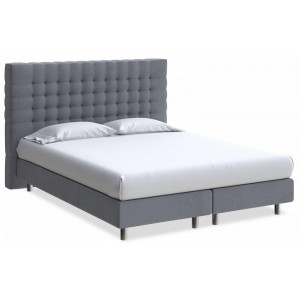 Кровать полутораспальная Tallinn Boxspring Elite  ORM_140-200-TallinnBoxspringElite-UltraWetAsphalt