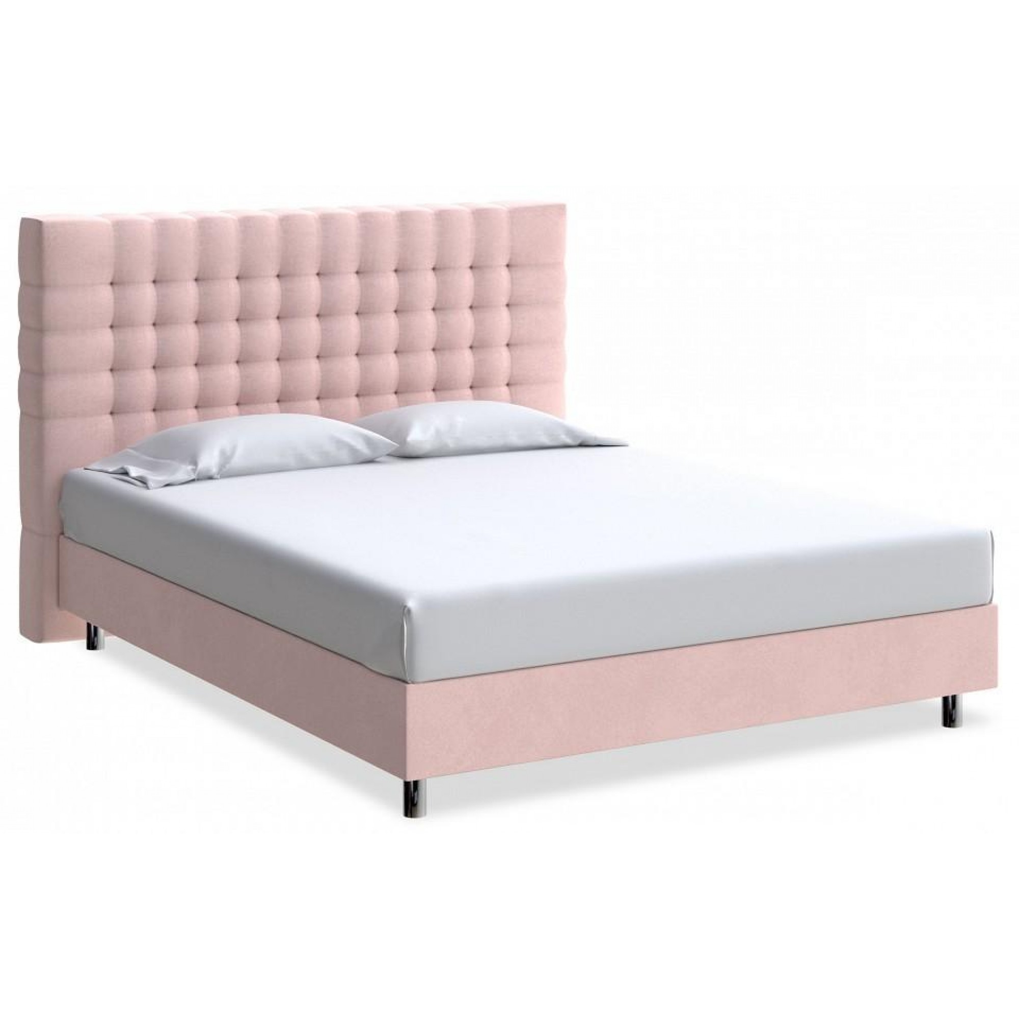 Кровать полутораспальная Tallinn Boxspring Standart  ORM_140-200-TallinnBoxspringStandart-UltraPinkMousse