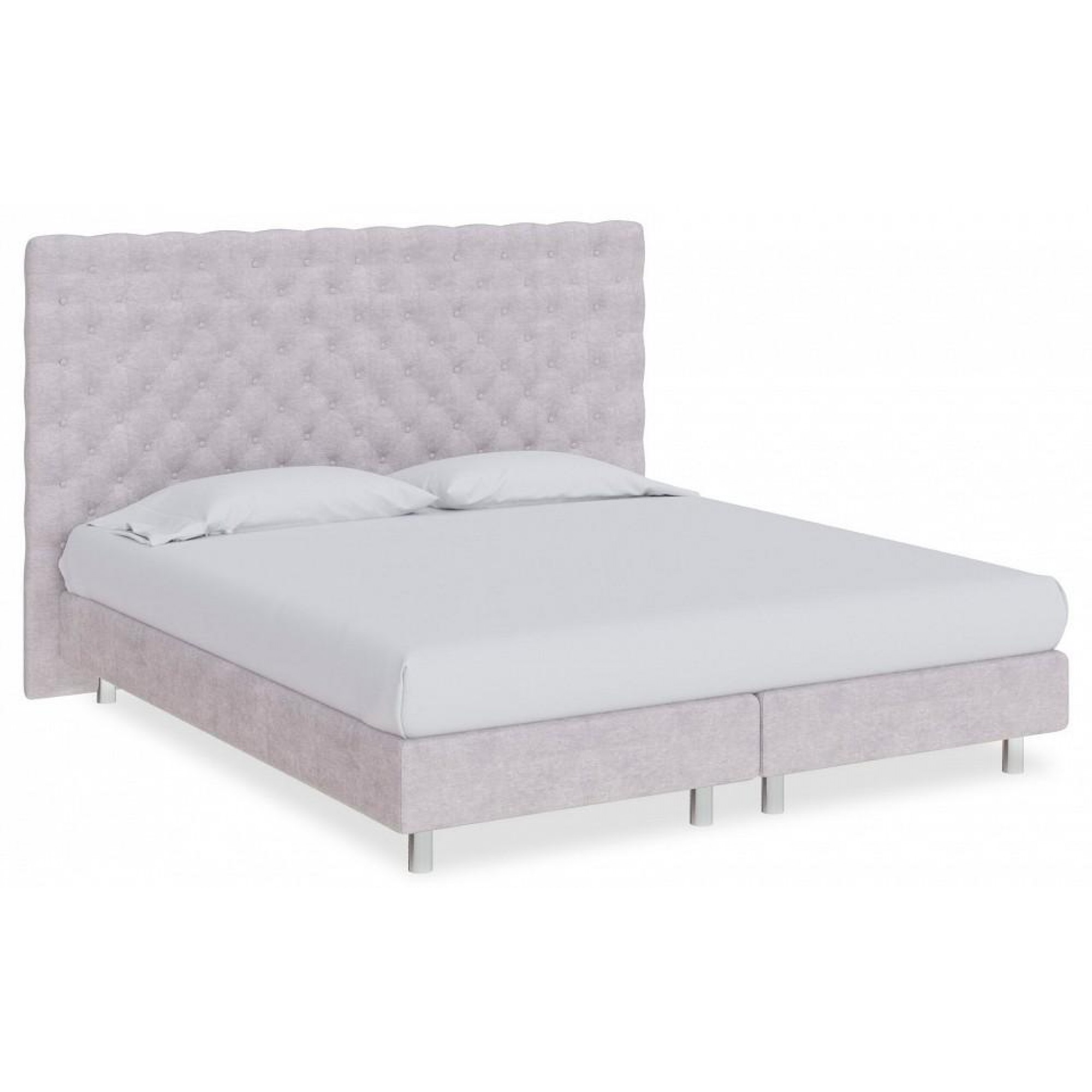 Кровать односпальная Paris Boxspring Elite  ORM_90-200-ParisBoxspringElite-LoftyGrey