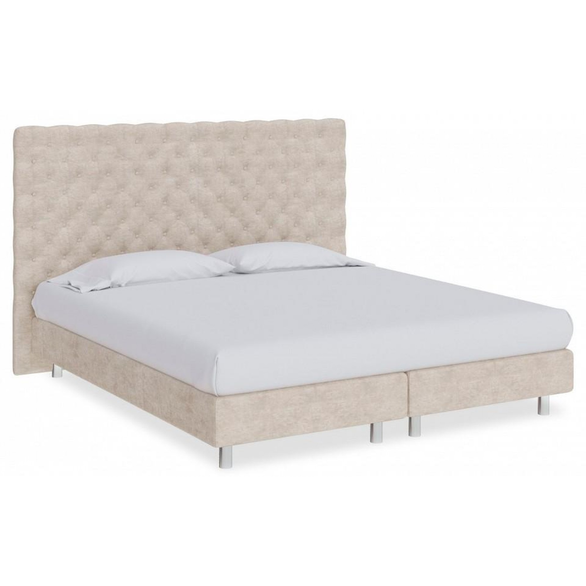 Кровать односпальная Paris Boxspring Elite  ORM_90-200-ParisBoxspringElite-LoftyTaupe