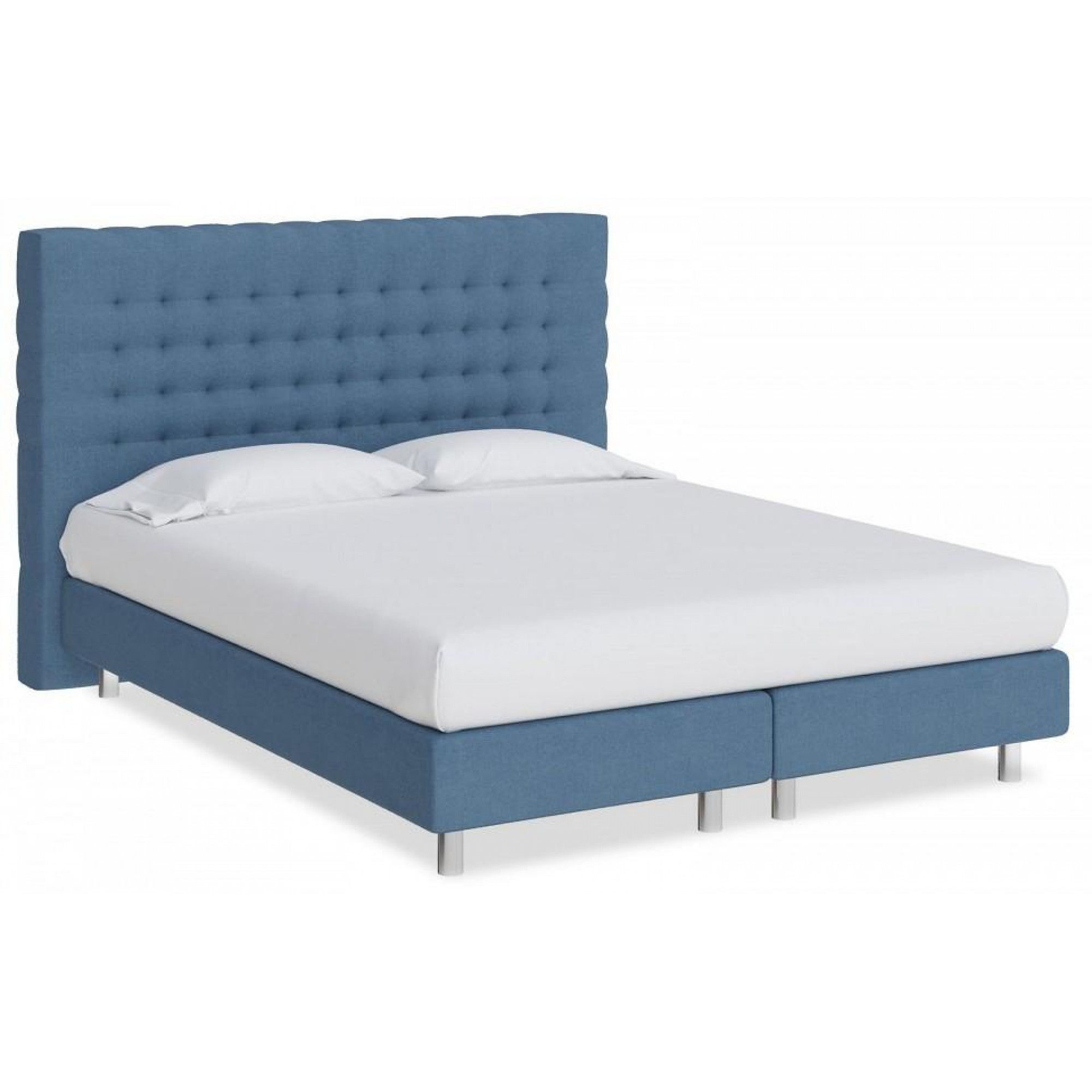 Кровать односпальная Tallinn Boxspring Elite  ORM_90-200-TallinnBoxspringElite-TetraBlue