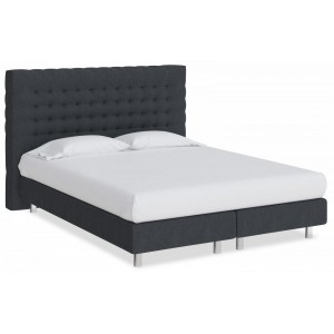 Кровать односпальная Tallinn Boxspring Elite  ORM_90-200-TallinnBoxspringElite-TetraGraphite