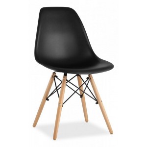 Стул Eames Wood    SGR_8056PP_BLACK