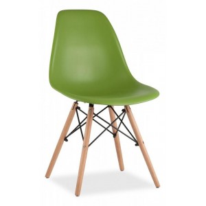 Стул Eames Wood    SGR_8056PP_GREEN