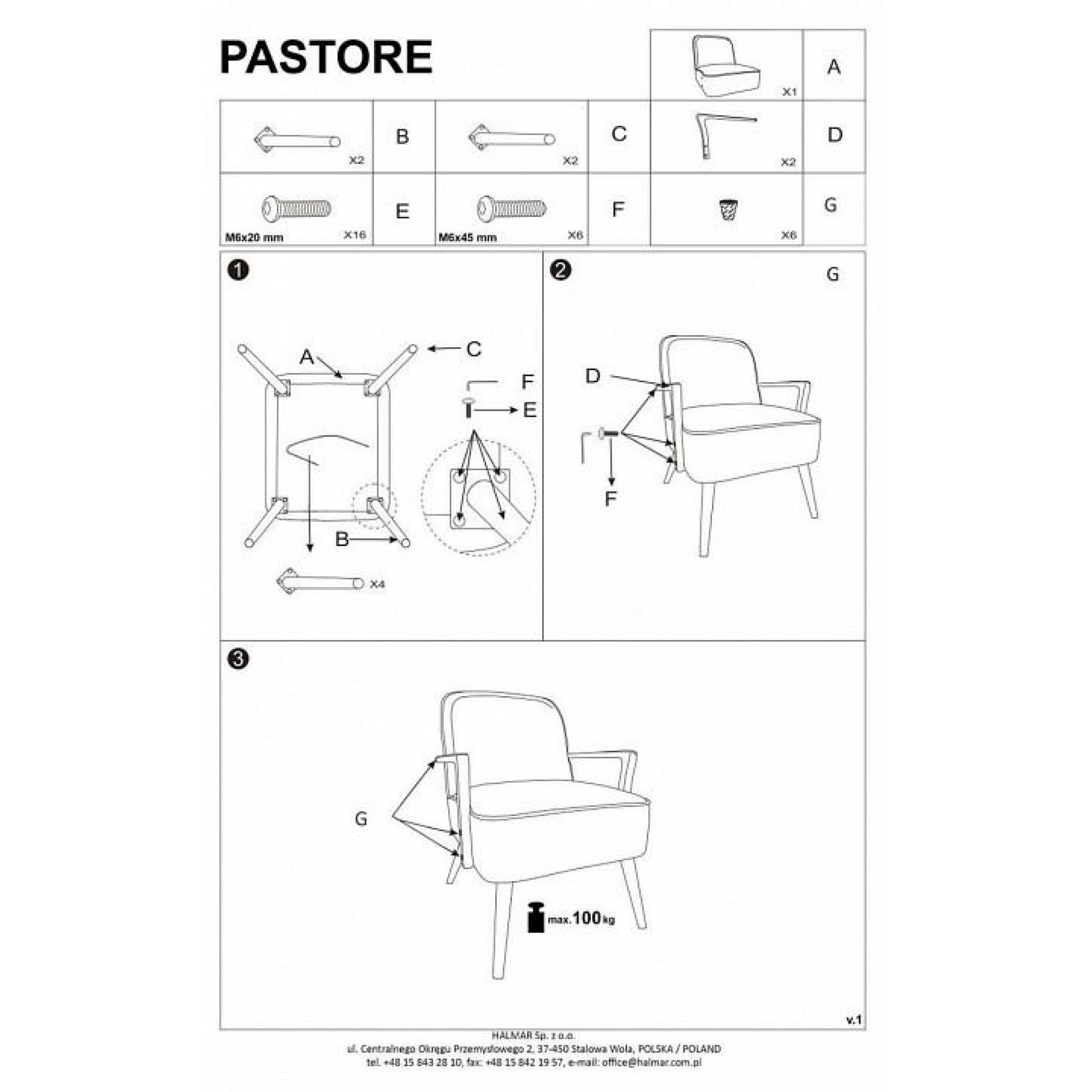 Кресло Pastore V-CH-PASTORE-FOT