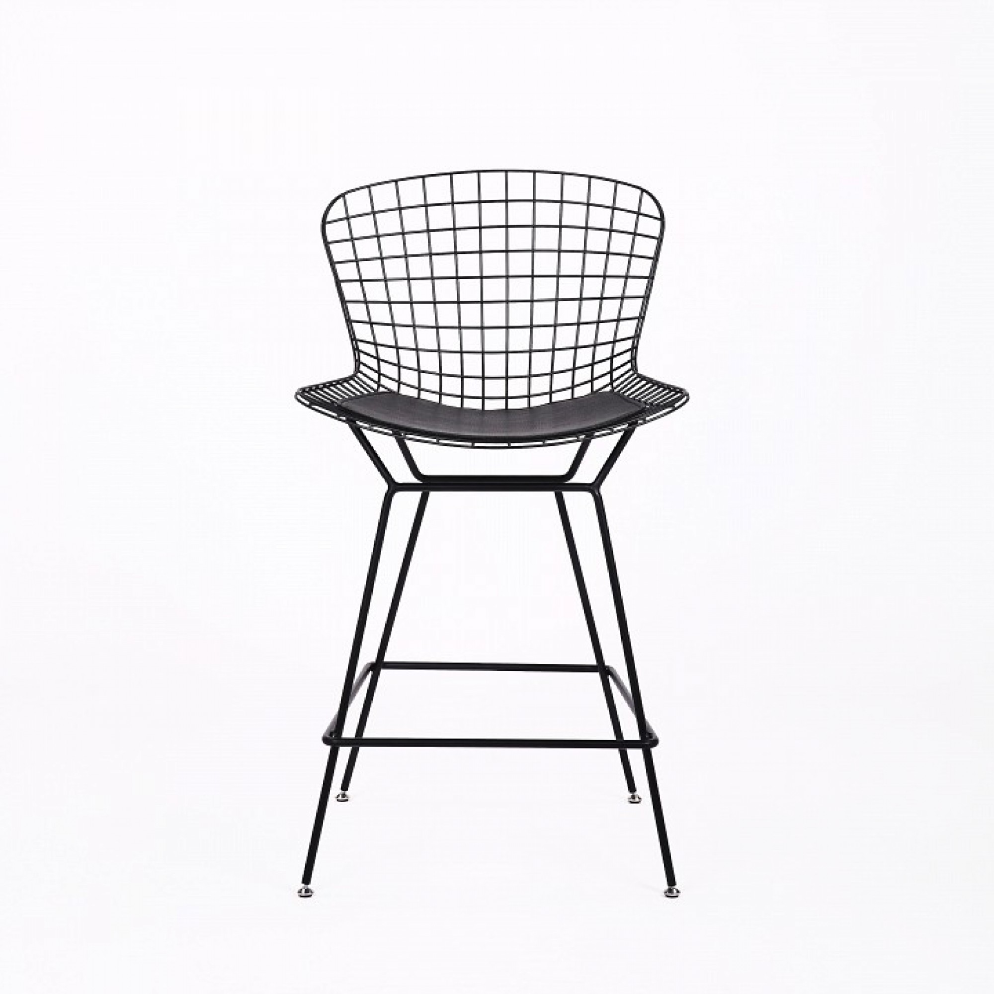 Стул барный Bertoia    SGR_BTY-24L-P6_BL-BL