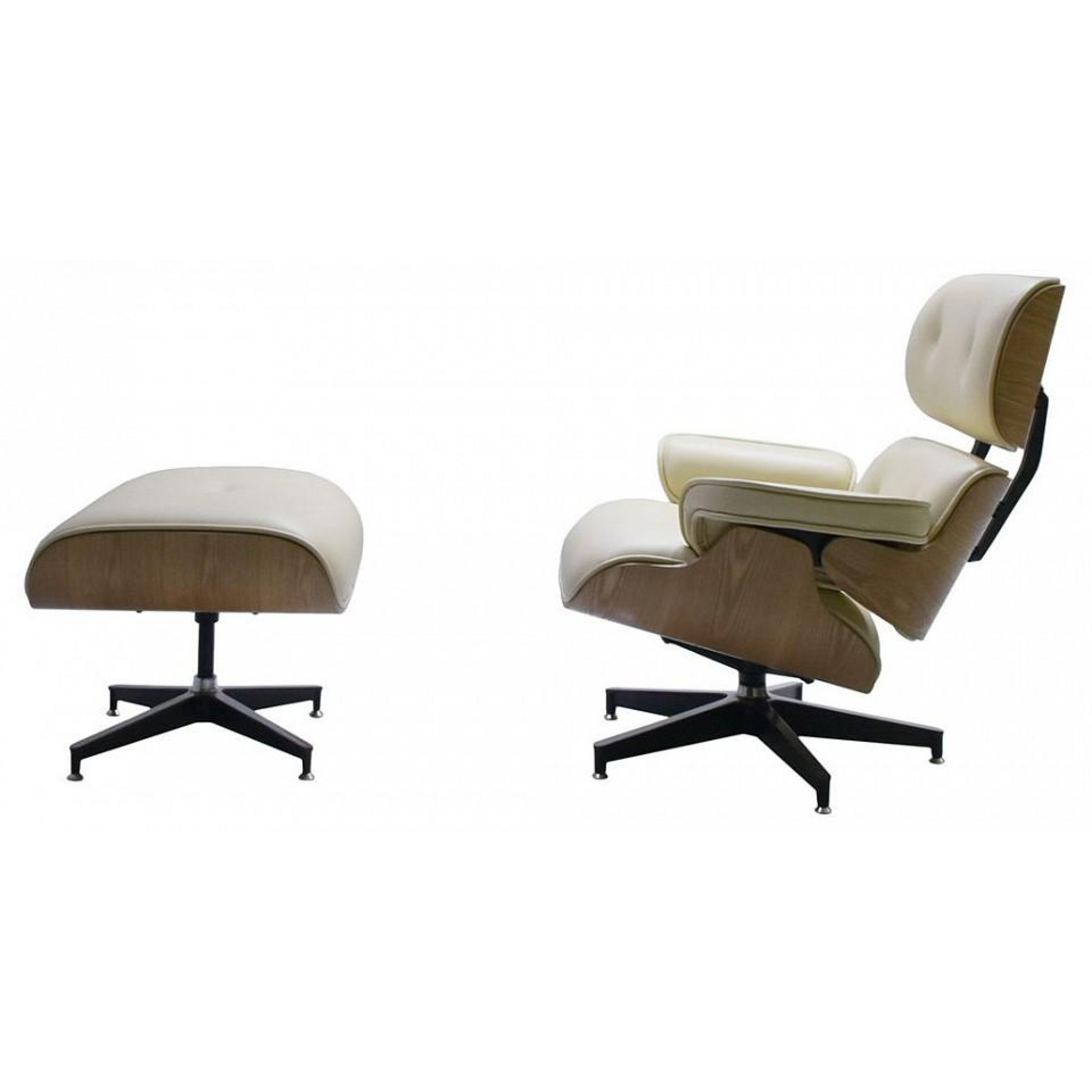 Кресло с пуфом EAMES LOUNGE CHAIR    BDX_FR0596