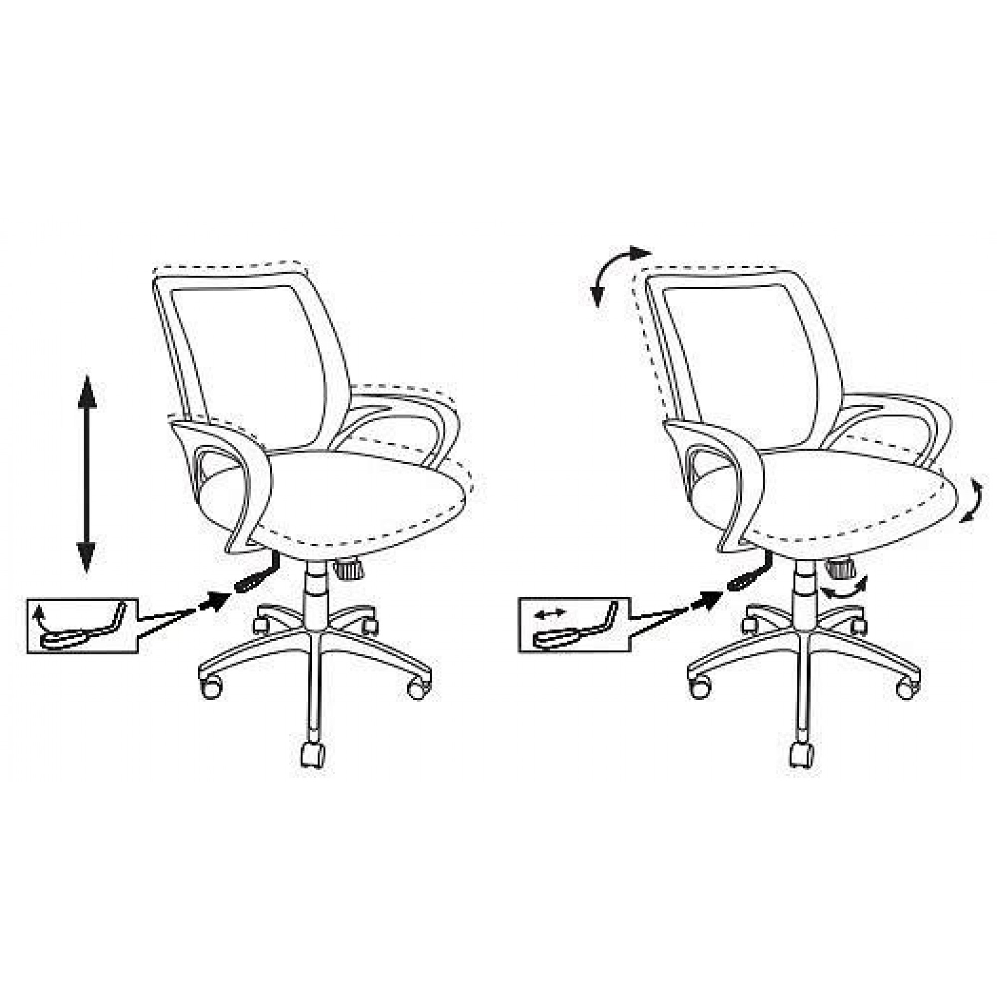 Кресло комьютерное CH-695N/SL/BL/TW-11    BUR_1381546