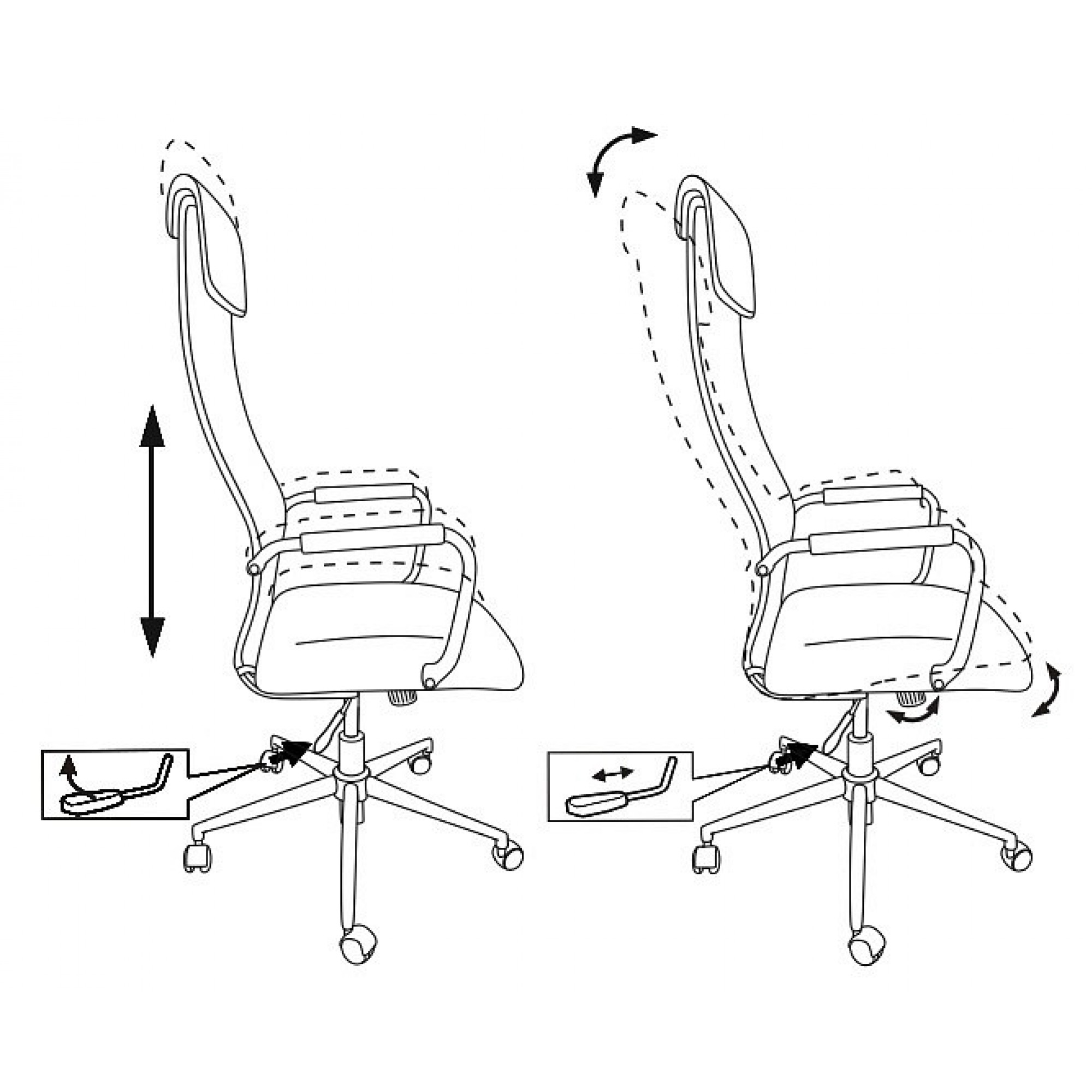 Кресло компьютерное KB-9N/ECO/OR-12    BUR_1140276