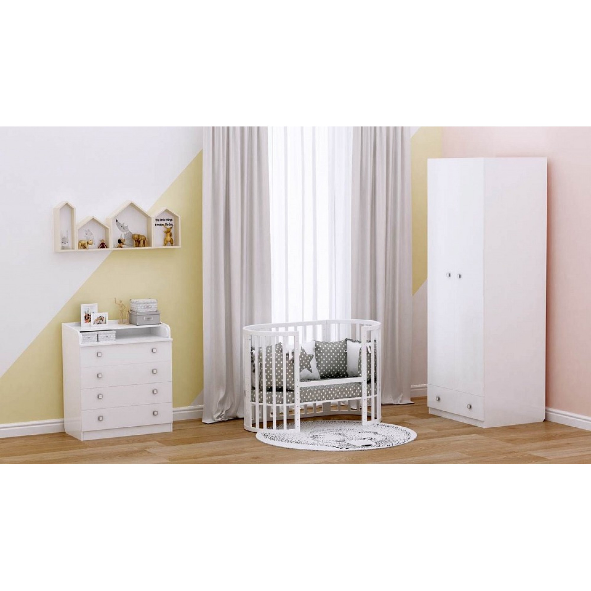 Кроватка Polini Kids Simple 911    TPL_0003073-04