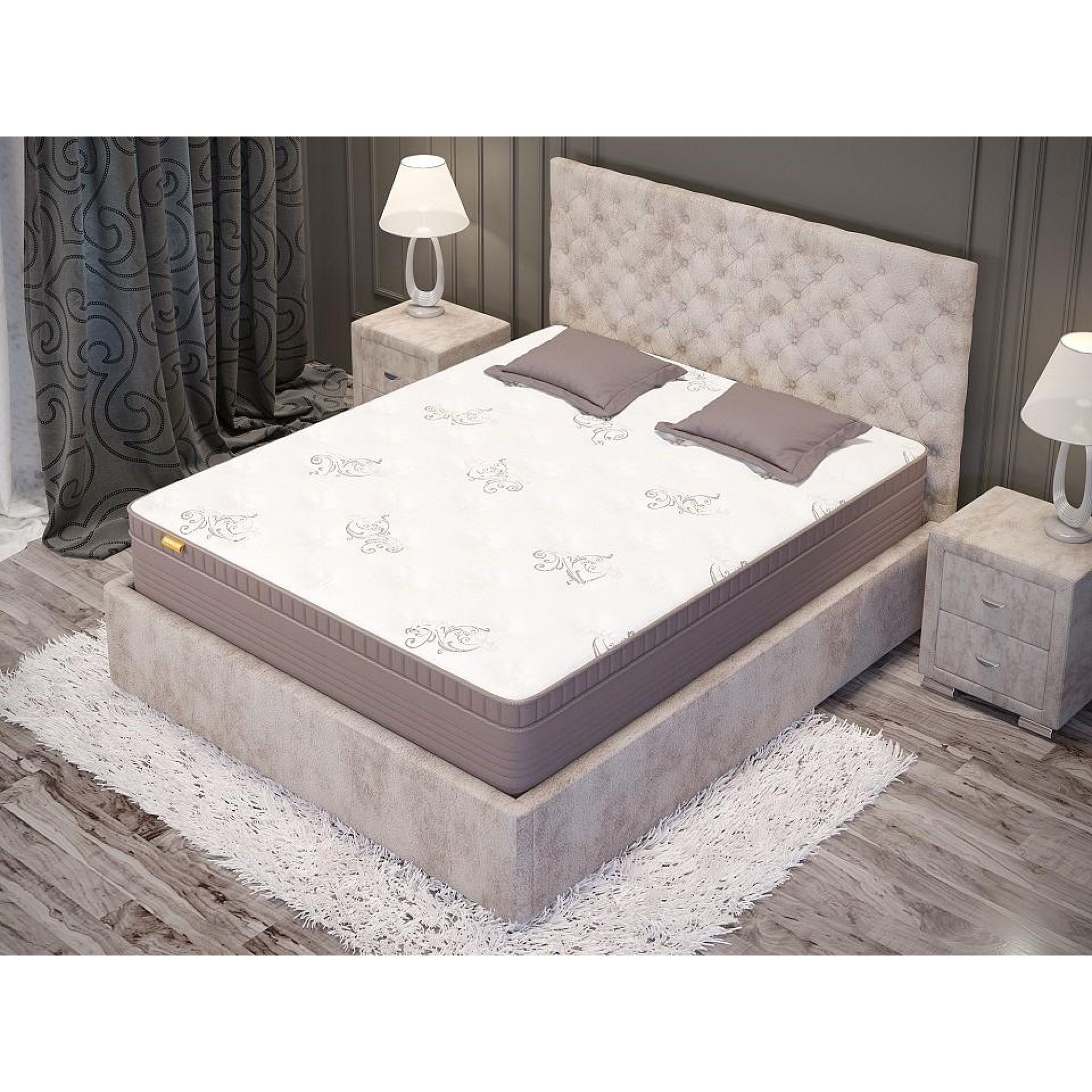 Матрас полутораспальный Orto Premium Soft 2200x1400    ORM_140-220_Orto-Premium-Soft-Brown-Lux