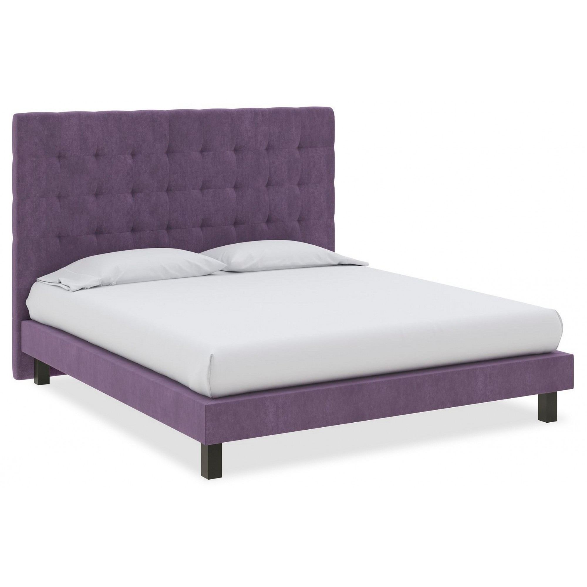 Кровать полутораспальная Madrid Boxspring Standart  ORM_140-200-MadridBoxspringStandart-LoftyPlum