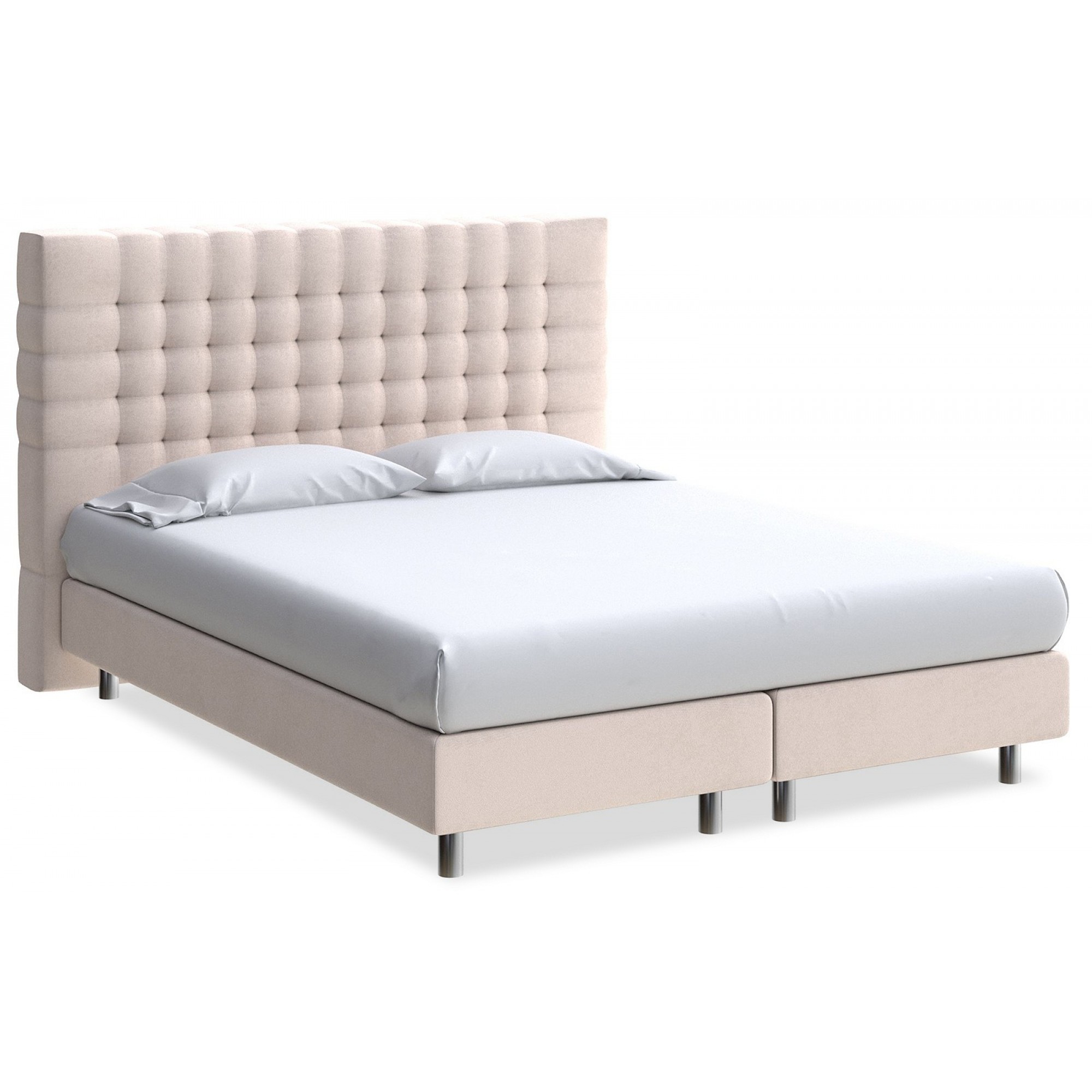 Кровать полутораспальная Tallinn Boxspring Elite  ORM_140-200-TallinnBoxspringElite-UltraSouffle