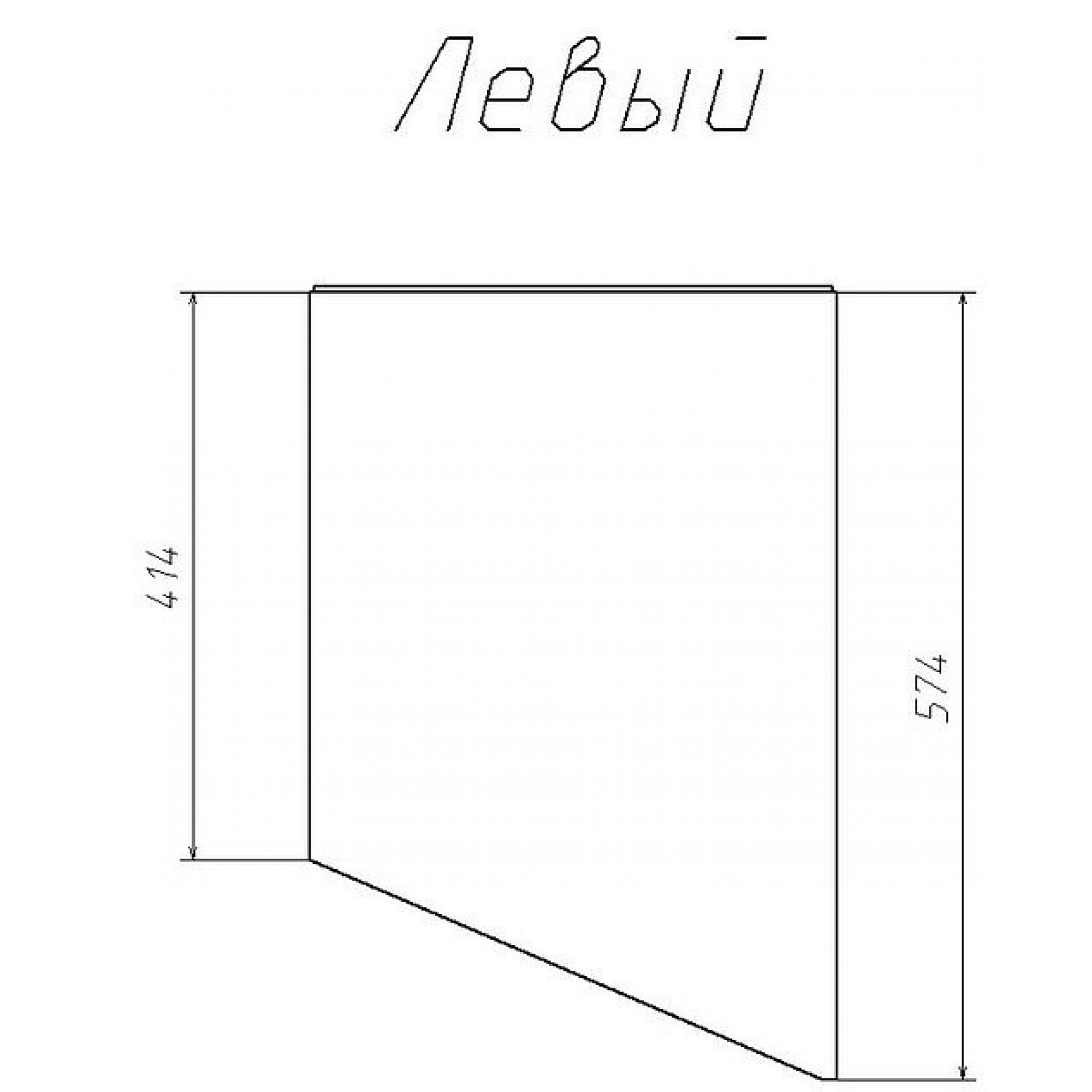 Шкаф для белья Фанк НМ 013.05-01    SLV_NM_013_05_01_Fank_L