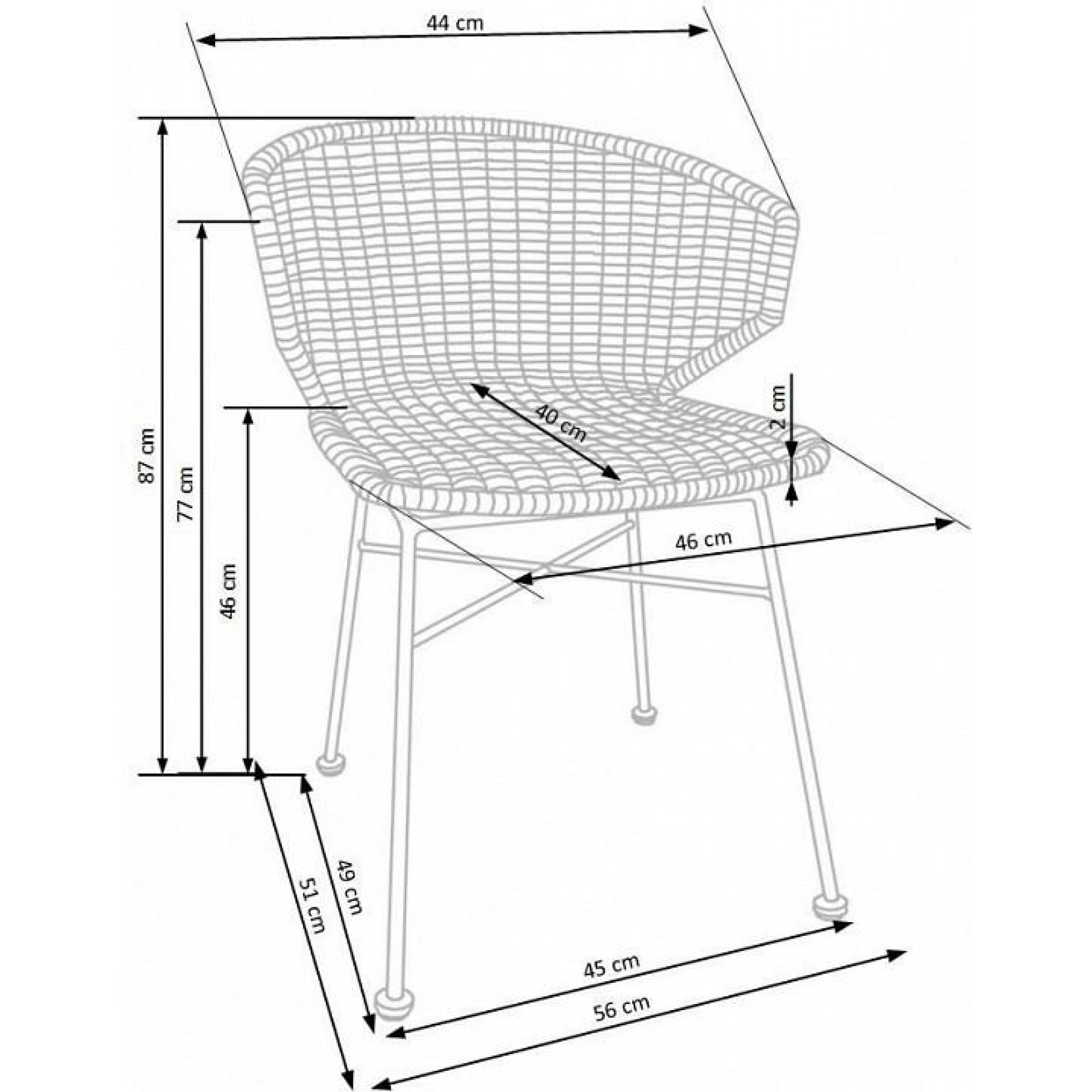 Кресло K407 V-CH-K/407-KR