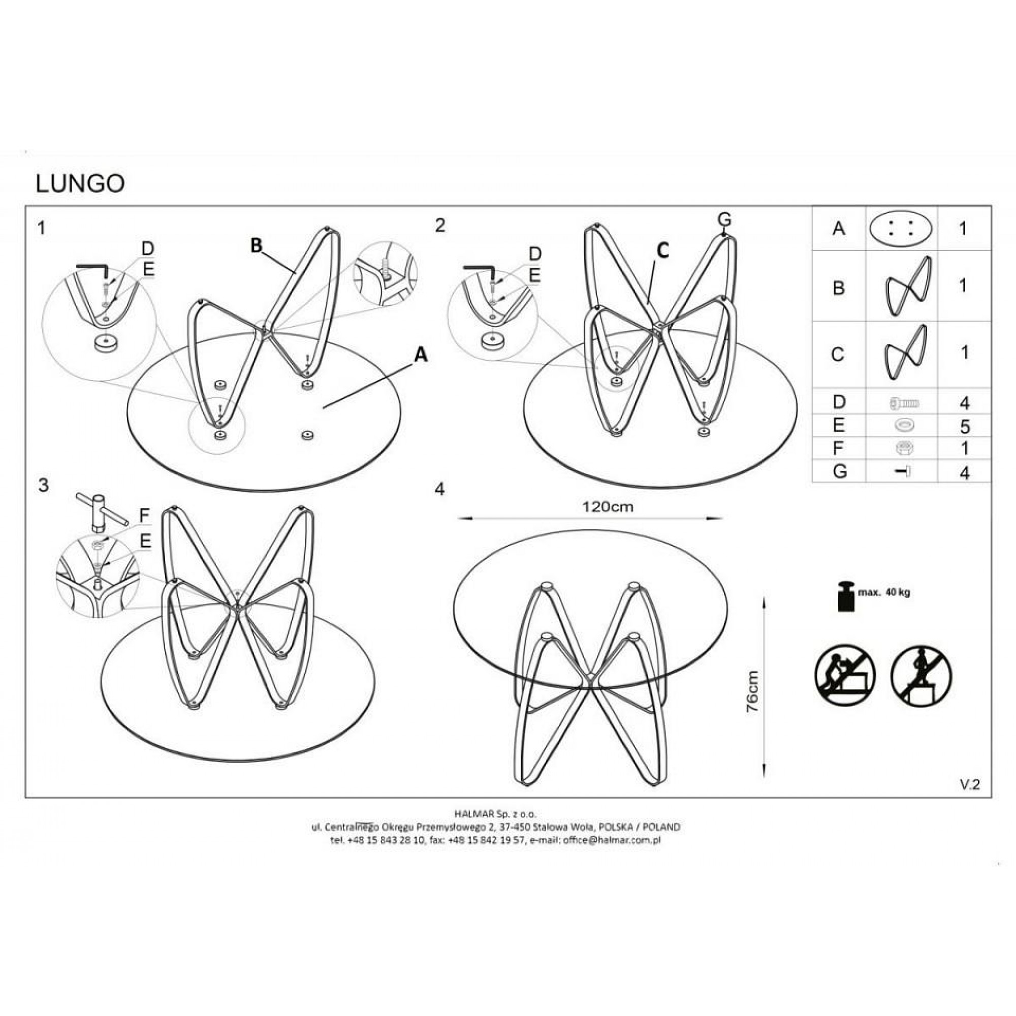 Стол обеденный Lungo    HLM_V-CH-LUNGO-ST