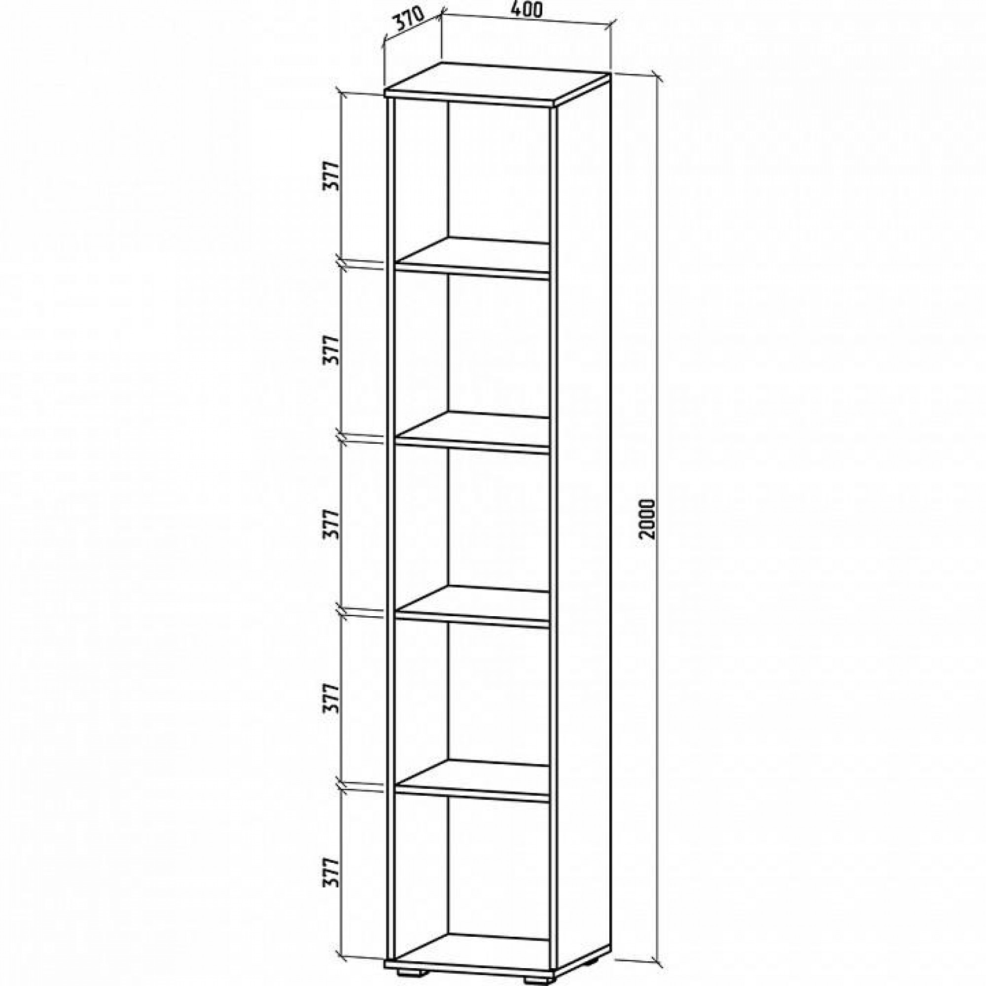 Шкаф для белья Тунис-2    MAS_SHT-2B-DZ