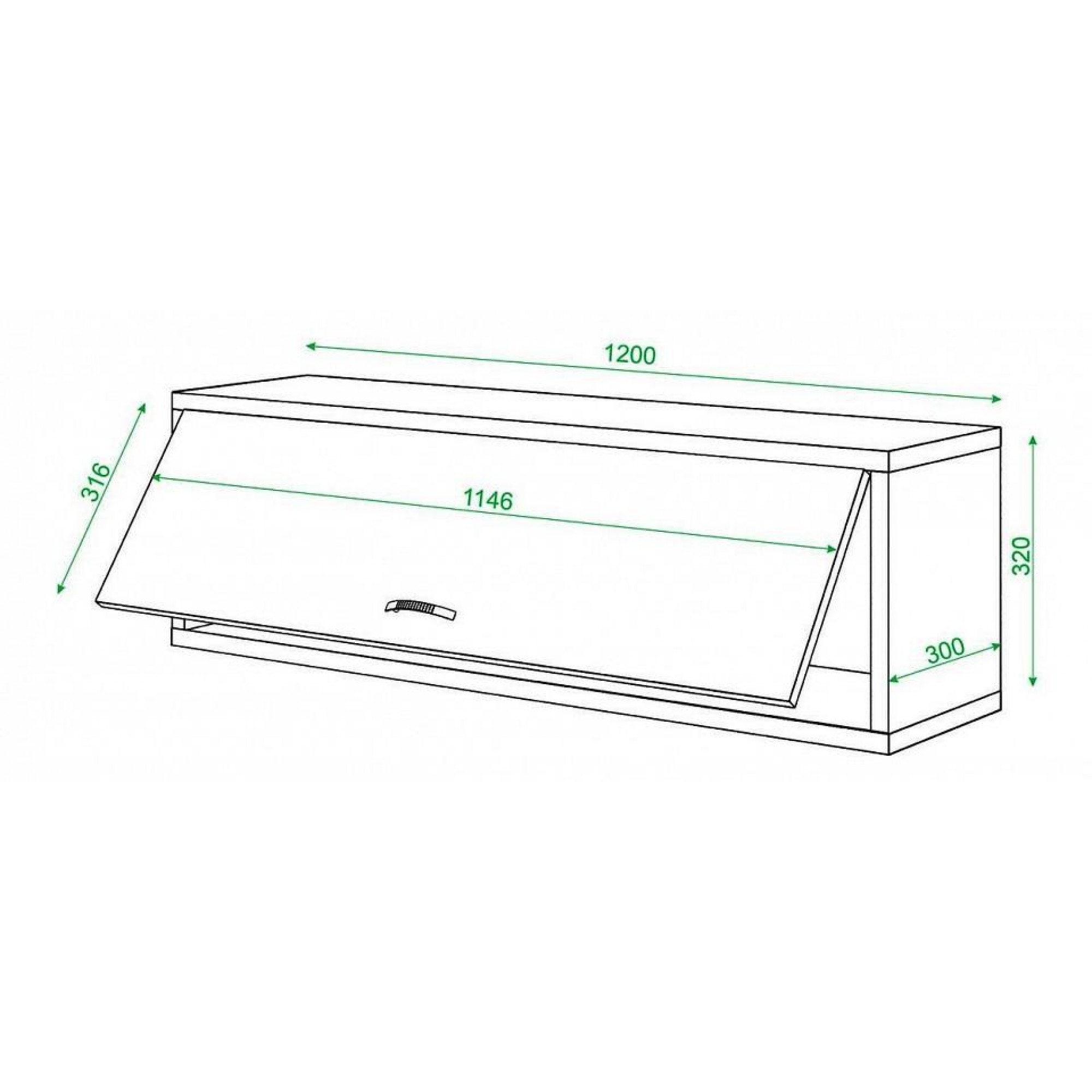 Полка книжная Домино ПК-30    MER_PK-30_V