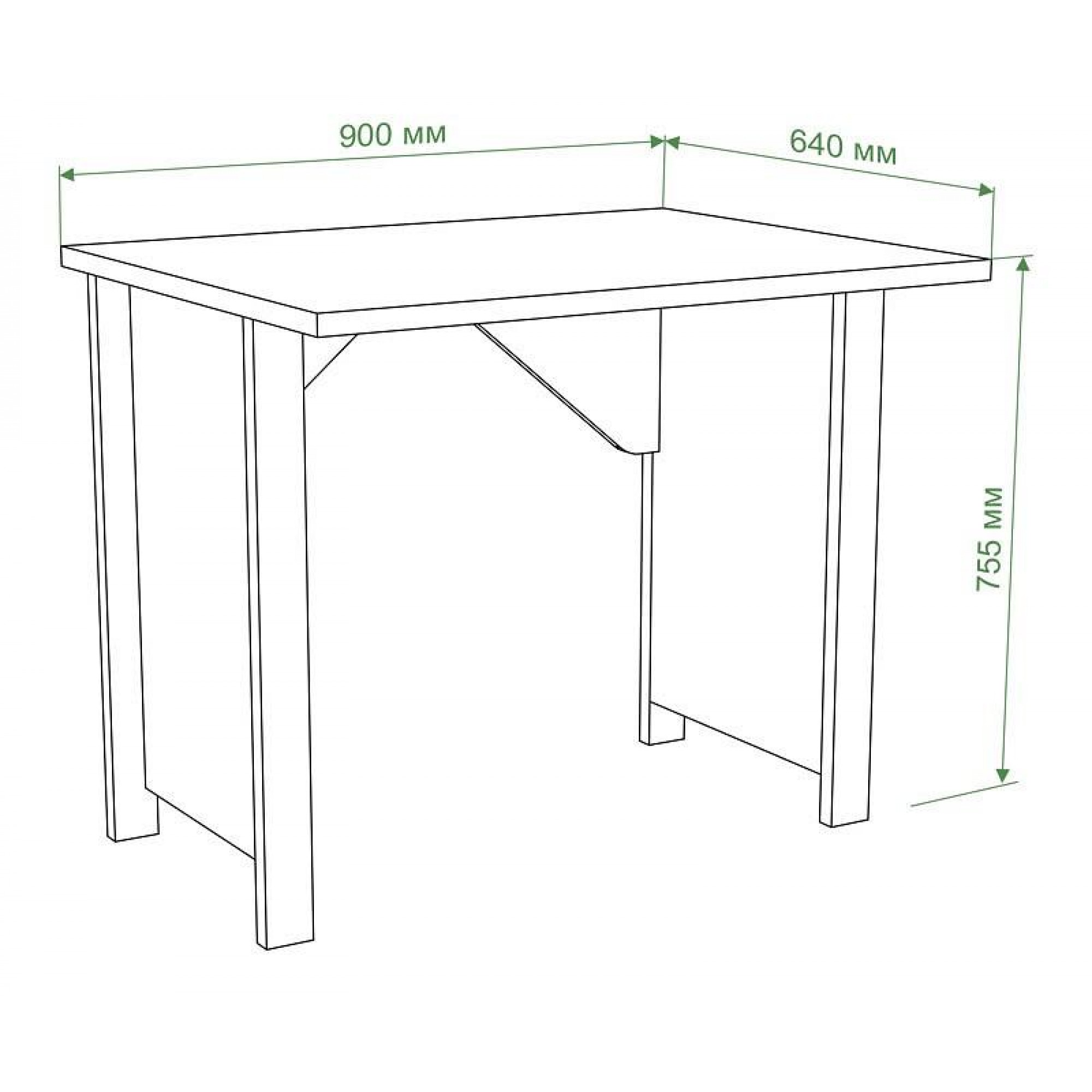 Стол письменный Бартоло СТД-90    MER_STD-90_KK