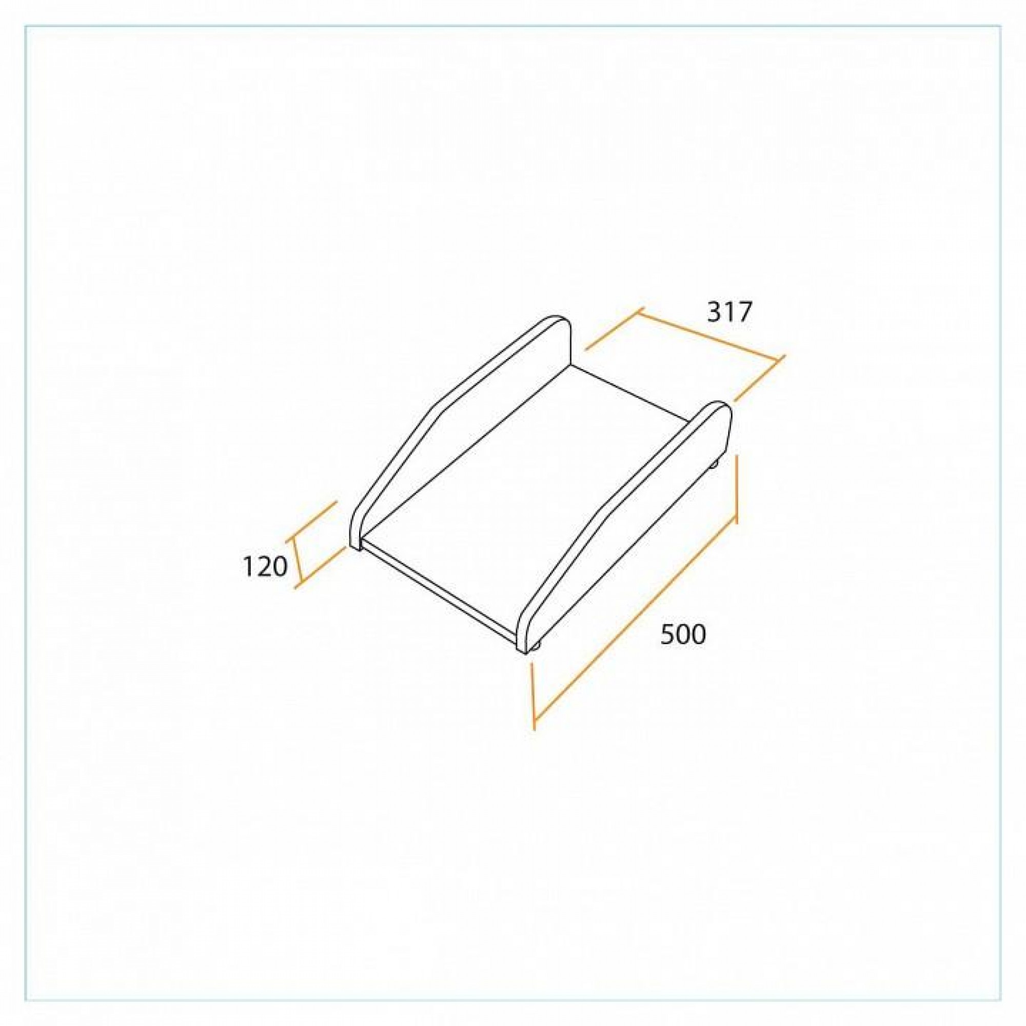 Подставка под системный блок StrikeRack Neo красный 317x500x120(TET_15120)